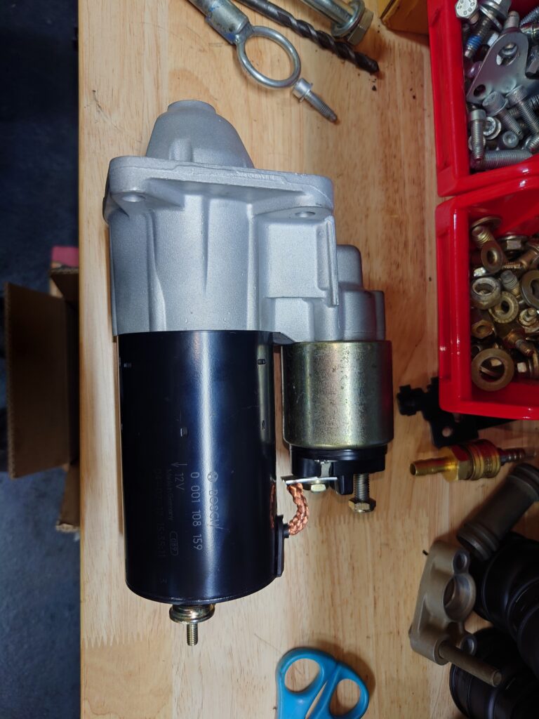 Rozrusznik Bosch 0 001 108 159 do V6 Busso CF2/CF3, po regeneracji